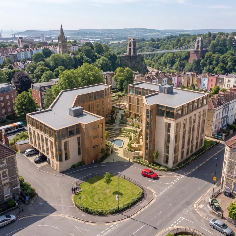 Purpose-built student accommodation development in the UK