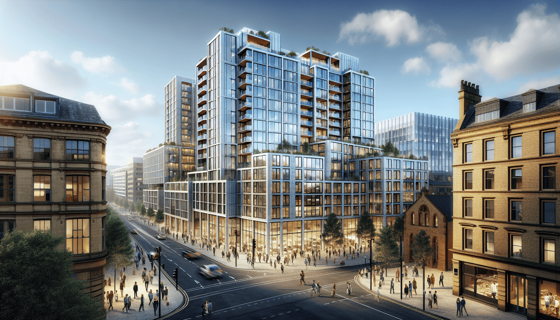 Planning Application for 15-Storey PBSA in Glasgow