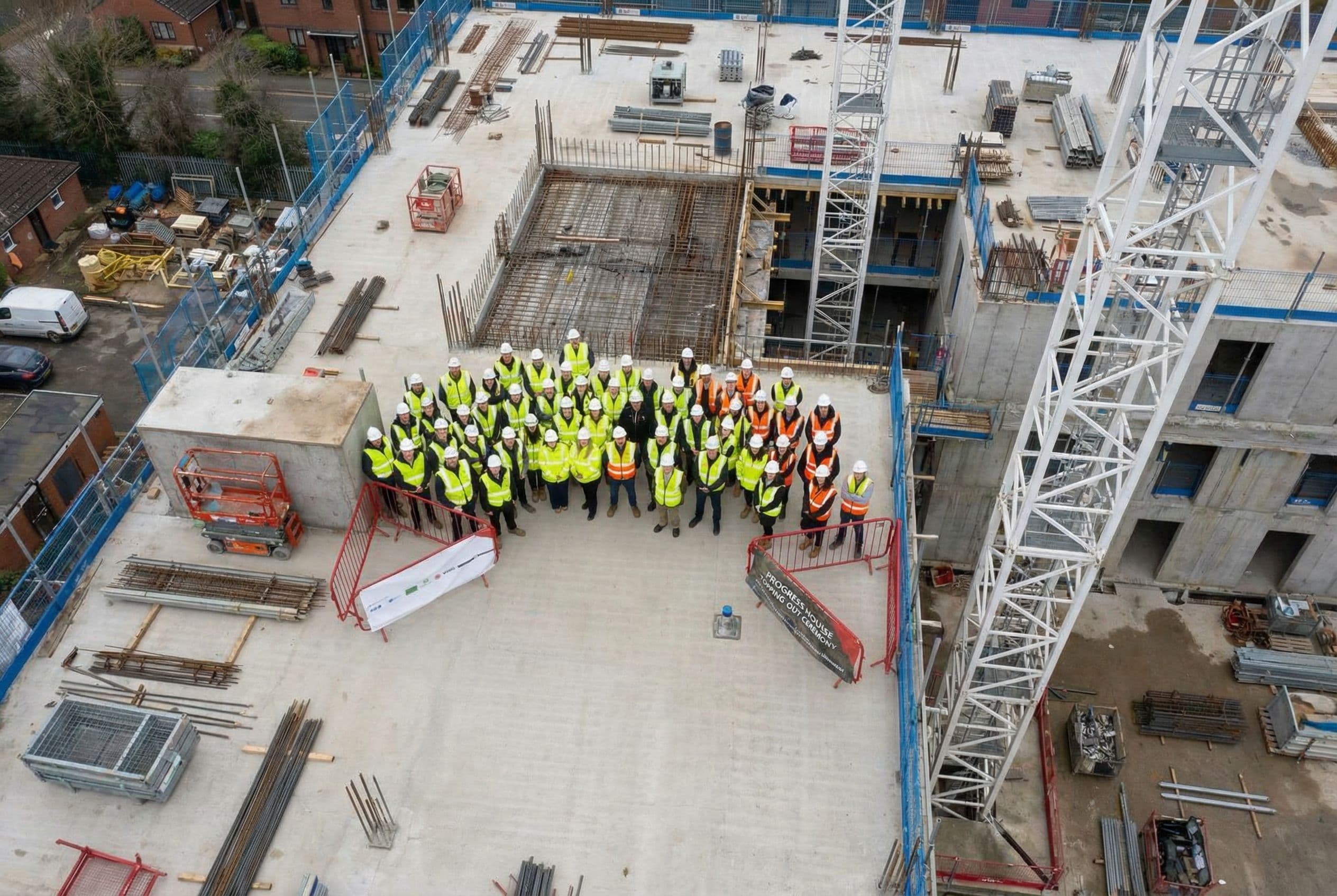 Winvic and Gilltown Celebrate Progress House PBSA Milestone