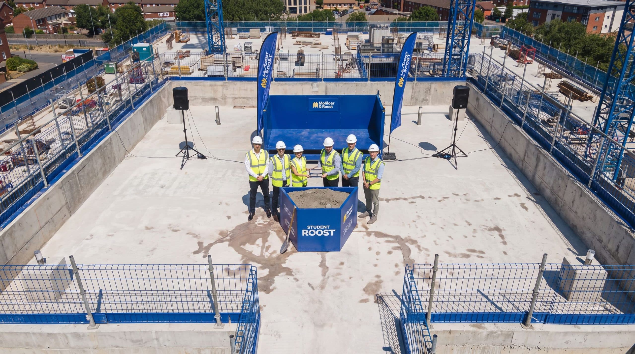 The Triangle PBSA Project in Birmingham Reaches Topping Out